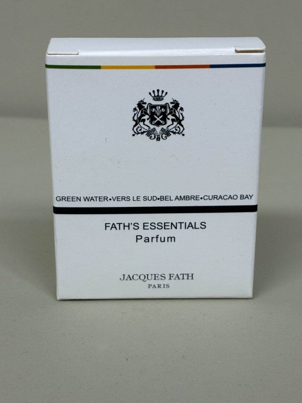 Jacques Fath Fath's Essentials Parfum Discovery Set Sample Green Water Bel Ambre